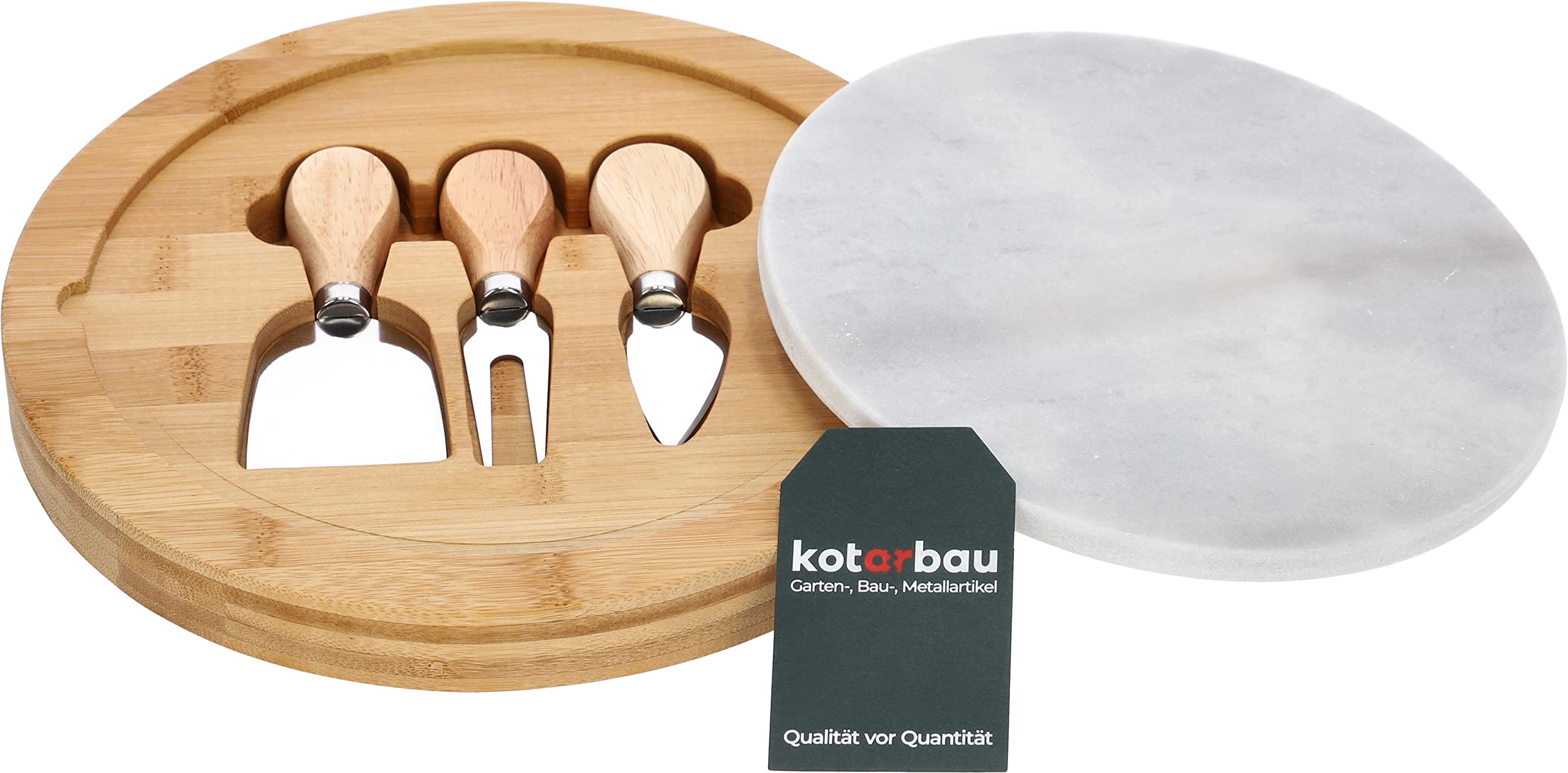 KOTARBAU® Ensemble élégant de 3 accessoires et planches à fromage
