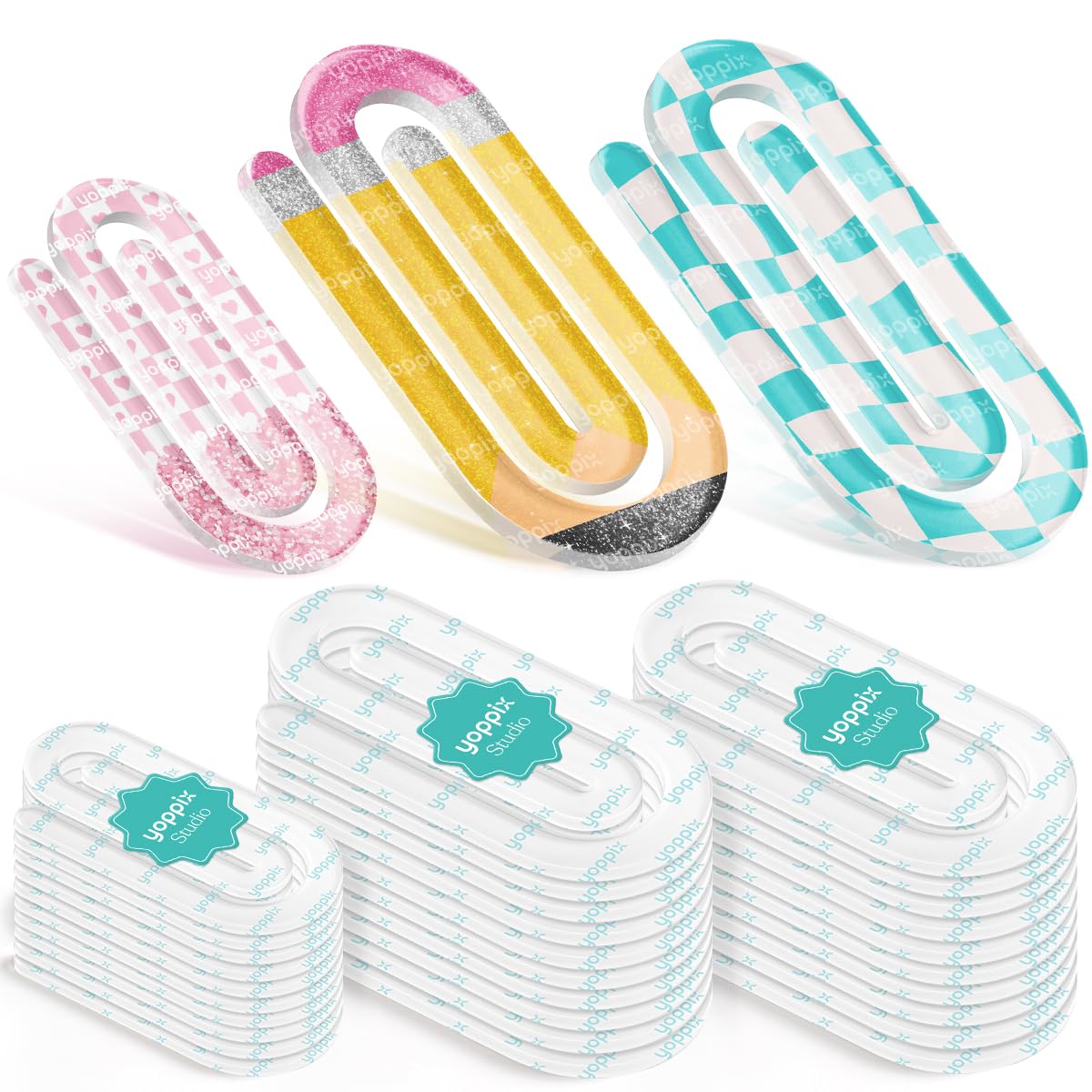 Amazon.com: YOPPIX 30 Pack Sublimation Paper Clips Blanks, 20pcs