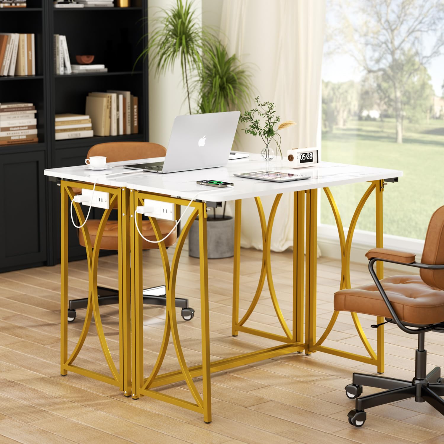 Amazon.com: coeztt Folding Desk, 31.5