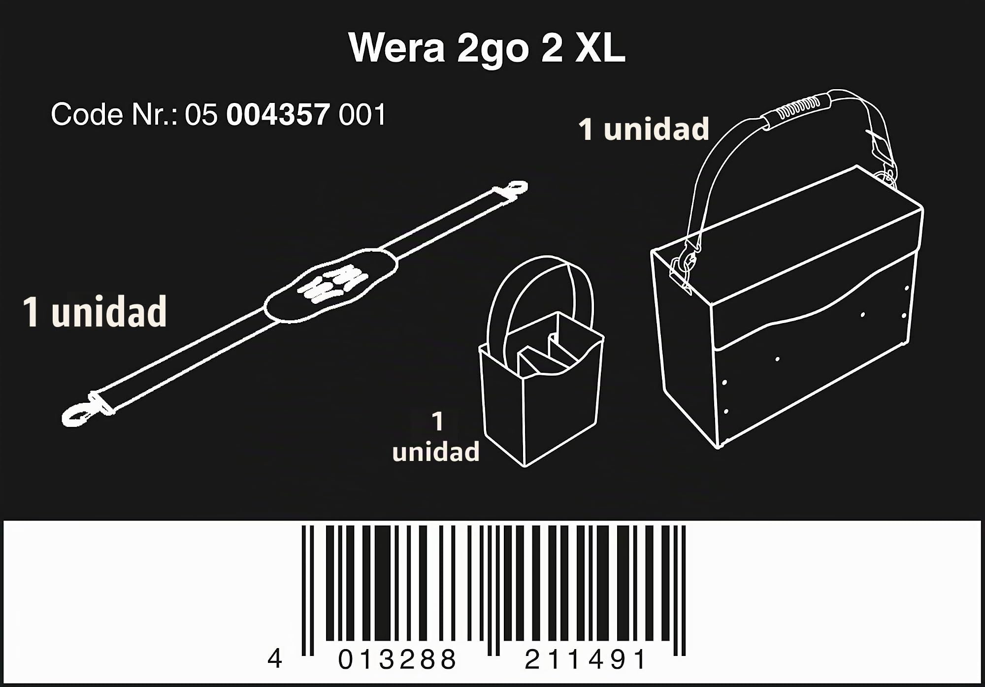 Wera 05004357001 Caja de Herramientas