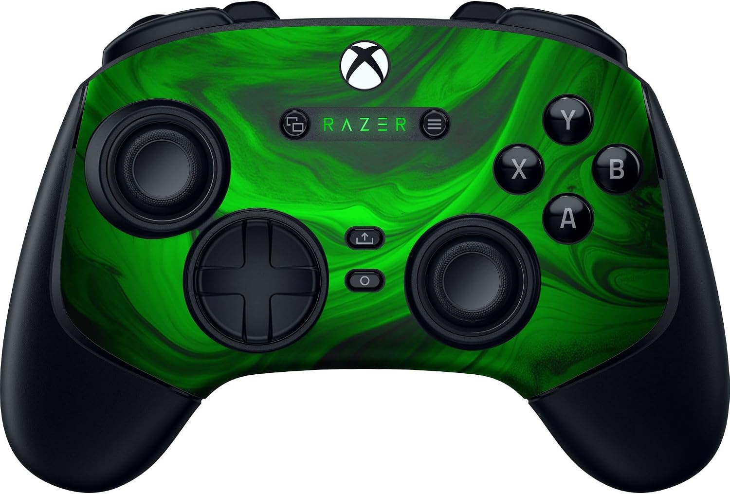 Green Razer Console Razer Console Skin: Xbox Wolverine V3 Pro & Wolverine V3 Tournament ...