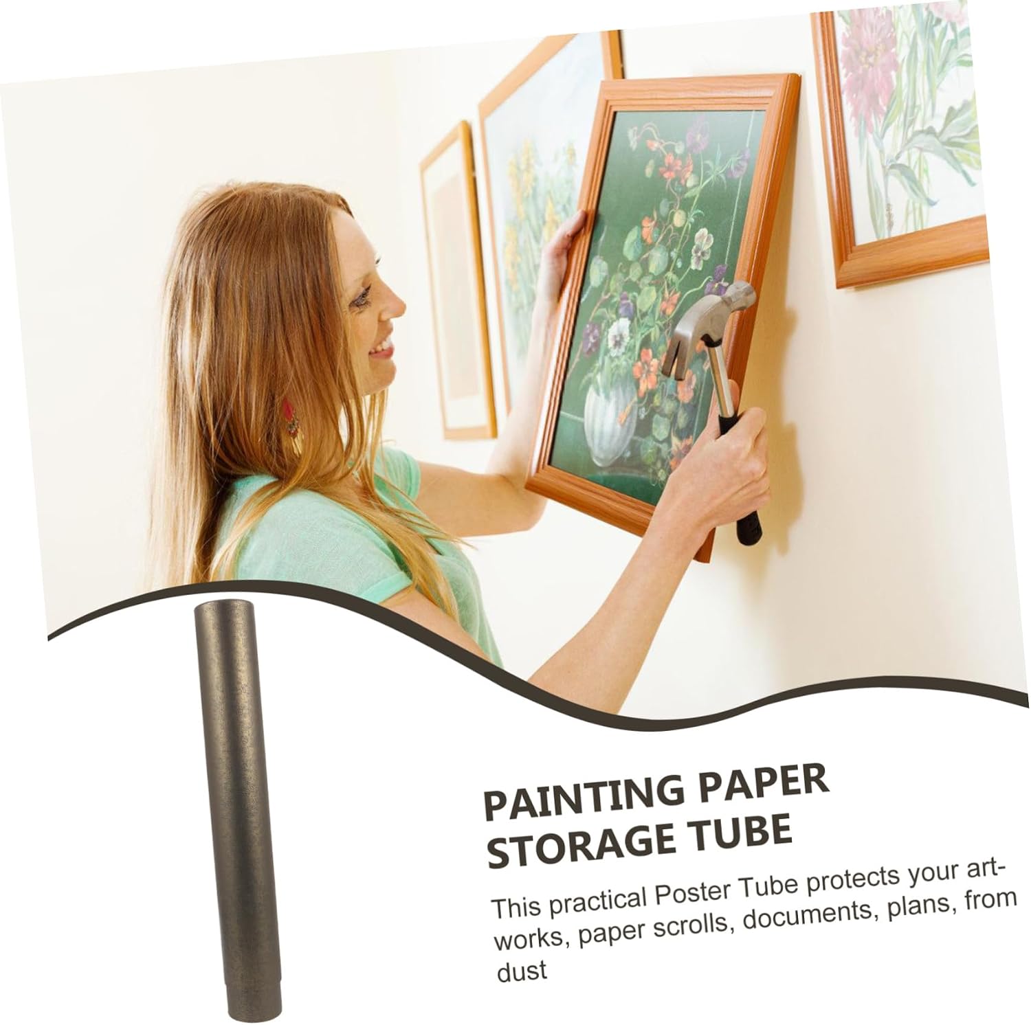 Artwork Tube Telescopic Design Storage and Transport Case for Prints Paper Scrolls and Plans