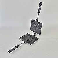 Vista 3 de Iwachu Taiyaki de hierro fundido (pastel en forma de pescado) Pan Mini, fabricado en Japón