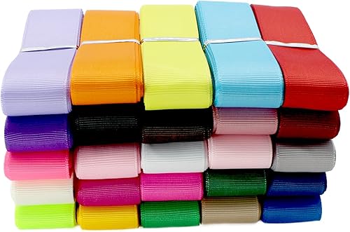 Miniatura 7 de Jesep Cinta de grogrén sólida de 100 yardas, 1 12 pulgadas, paquete de envoltura de regalo, cinta para envolver regalos, manualidades, cinta para el