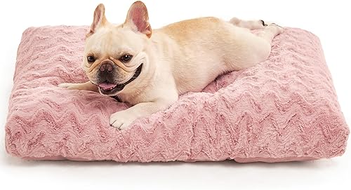 EHEYCIGA Cama reversible para perro, lavable, cómoda y esponjosa para perros y gatos, de tamaño mediano, lavable a máquina, 29 x 21 x 3 pulgadas,