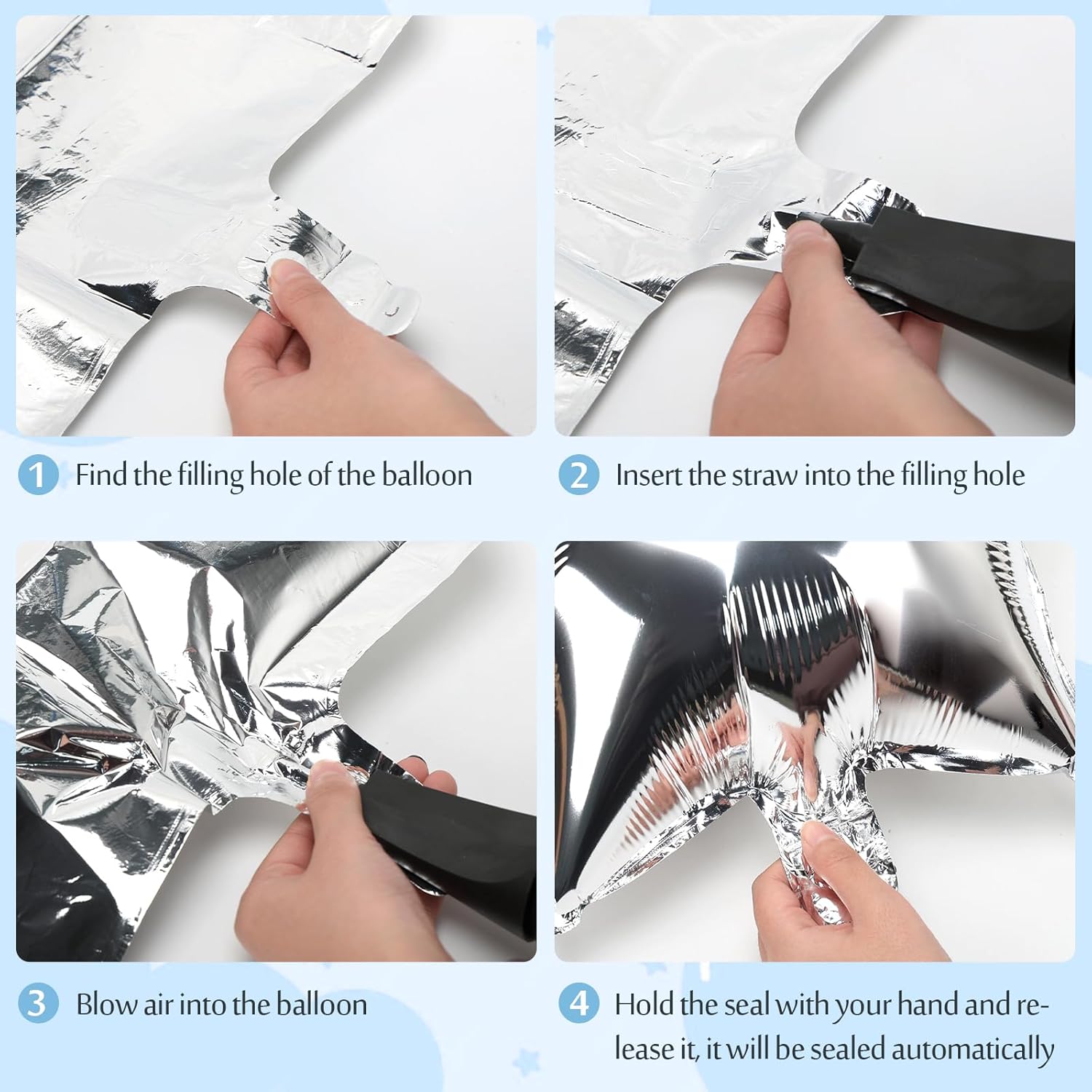 Colorful Party Tassel Backdrop, Neon Clear Holographic Foil Tassel Drape For Mermaid/Frozen/Marine/Polaroid/Themed Party Decorations, Comes With Tablecloths, Balloons And Pumps (Blue)