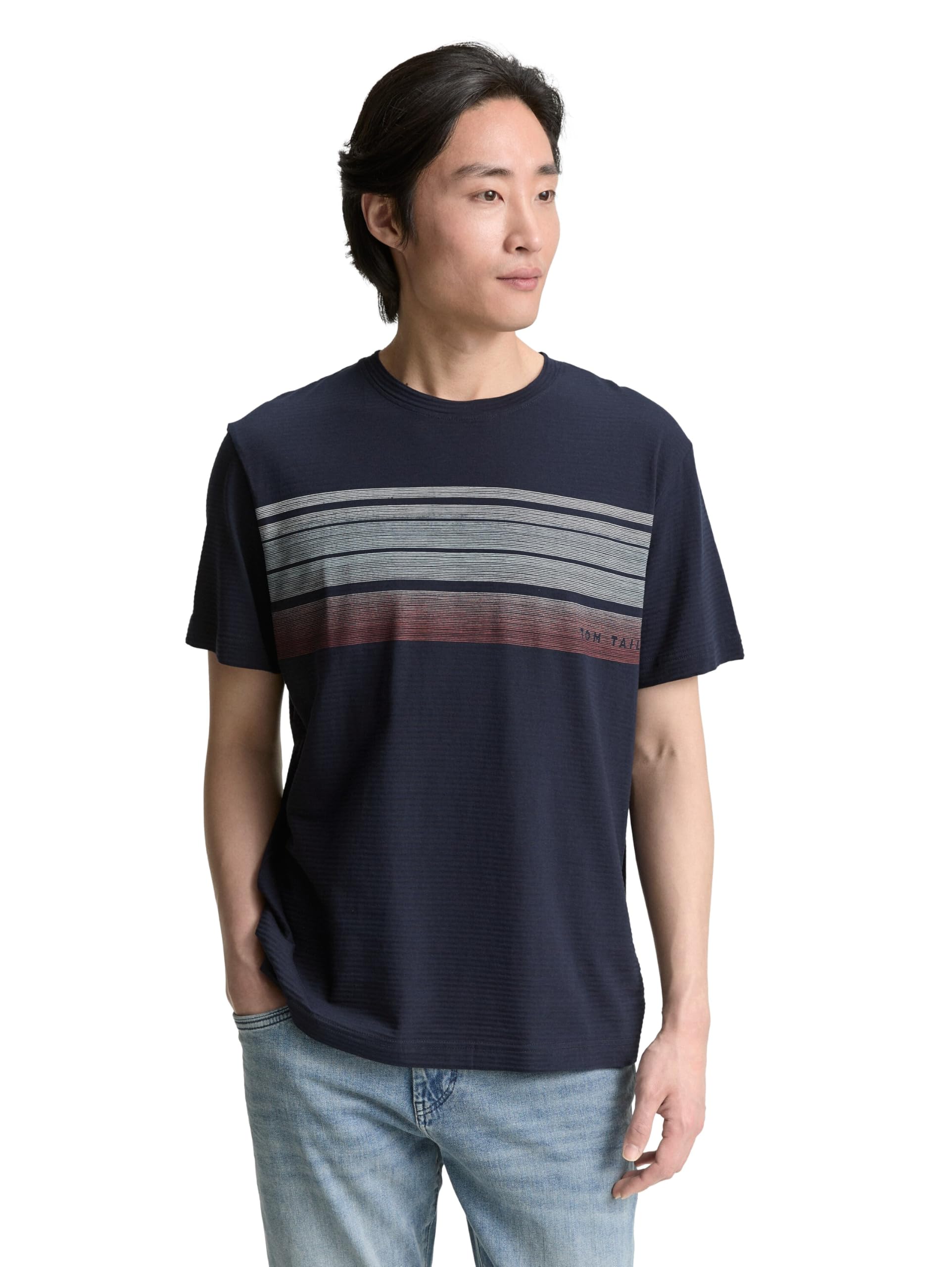 Tom Tailor Men's 10668 - Sky Captain Blue T-Shirt, M