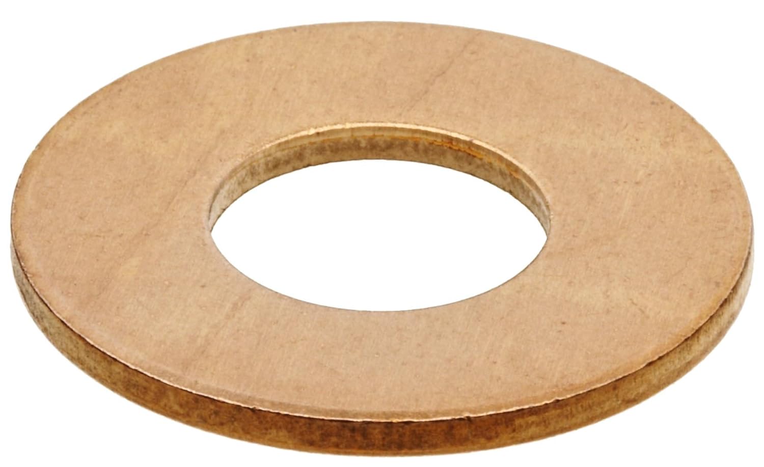 Silicon Bronze Flat Washer, 8, 0.172" ID, 0.375" OD, 0.032" Thick