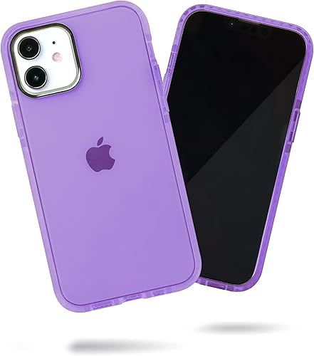 Miniatura 17 de SteepLab Funda de barrera para iPhone 12 y iPhone 12 Pro, absorción de impactos de protección de 360 grados con bisel elevado y colores llamativos