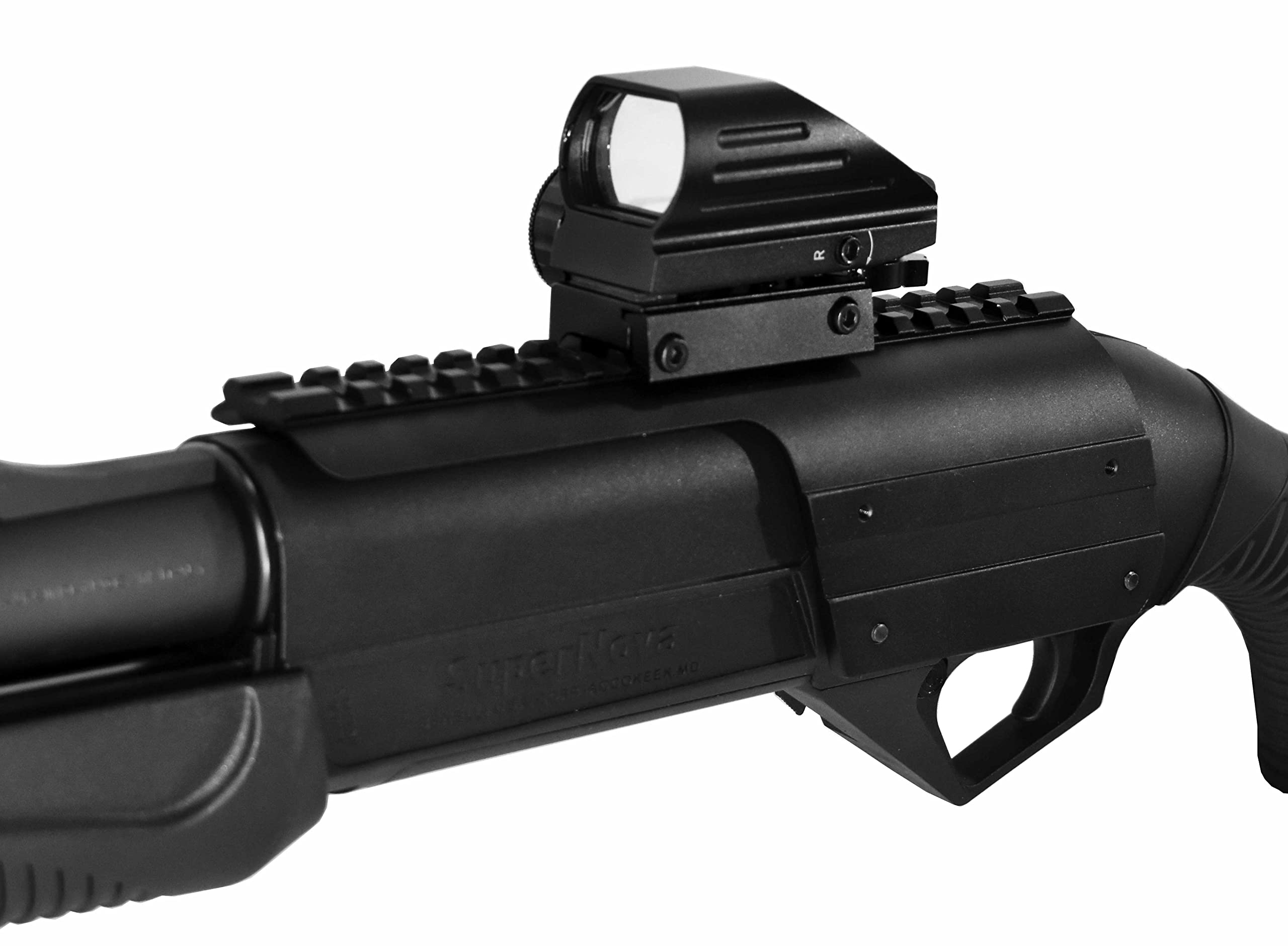 TRINITYTactical 1X30 Sight with Mount for Benelli Nova Benelli Super nova Hunting Optics Sporting Sight Aluminum Black Picatinny Weaver Base Mount Adapter Single Rail Mount.