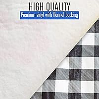 Vista 6 de LINPRO Funda de mesa de picnic de alta calidad con fundas de banco, accesorios elásticos de vinilo ajustable para caravanas y campistas, Negro