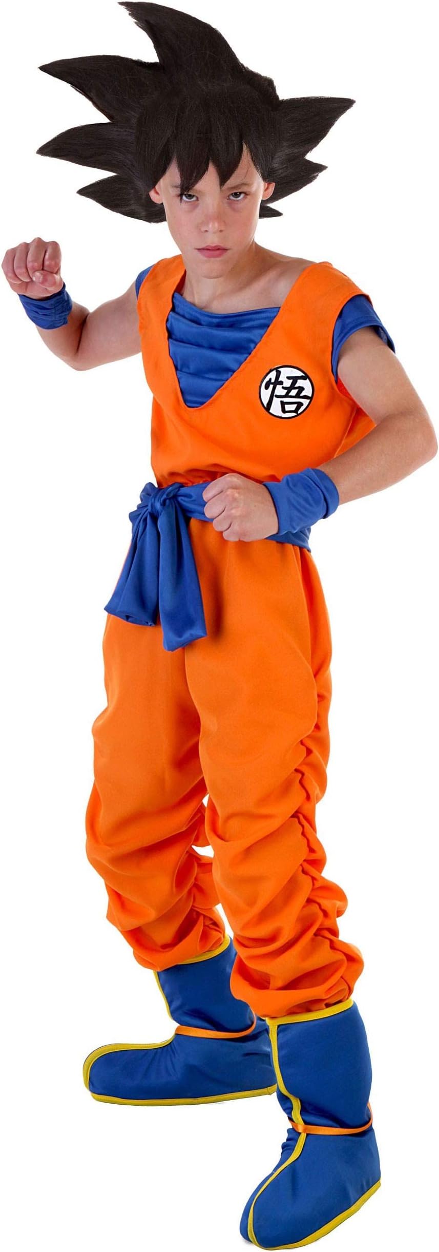 Fun Costumes Goku Costume for Kids Boys Dragon Ball Z Costume - Orange, Large