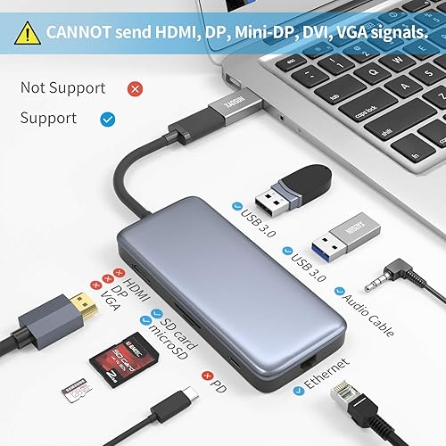 Vista 4 de XAOSUN [10 Gbps] Adaptador USB C hembra a USB macho (paquete de 2), adaptador 3.1 USB A a C, sincronización de datos SuperSpeed unilateral y carga
