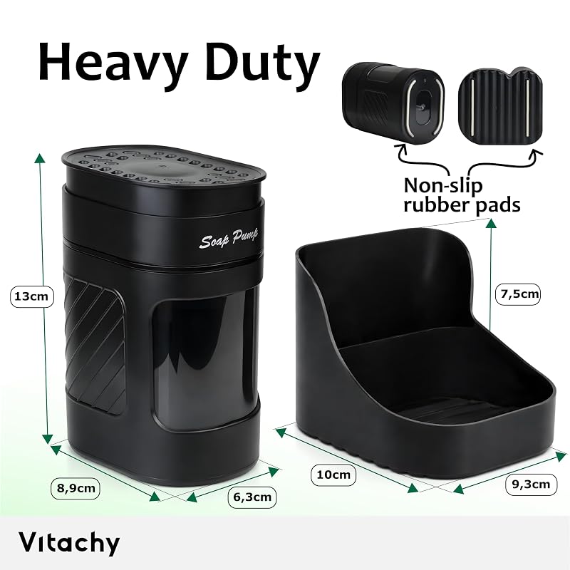 Soap dispenser with tray - view 5