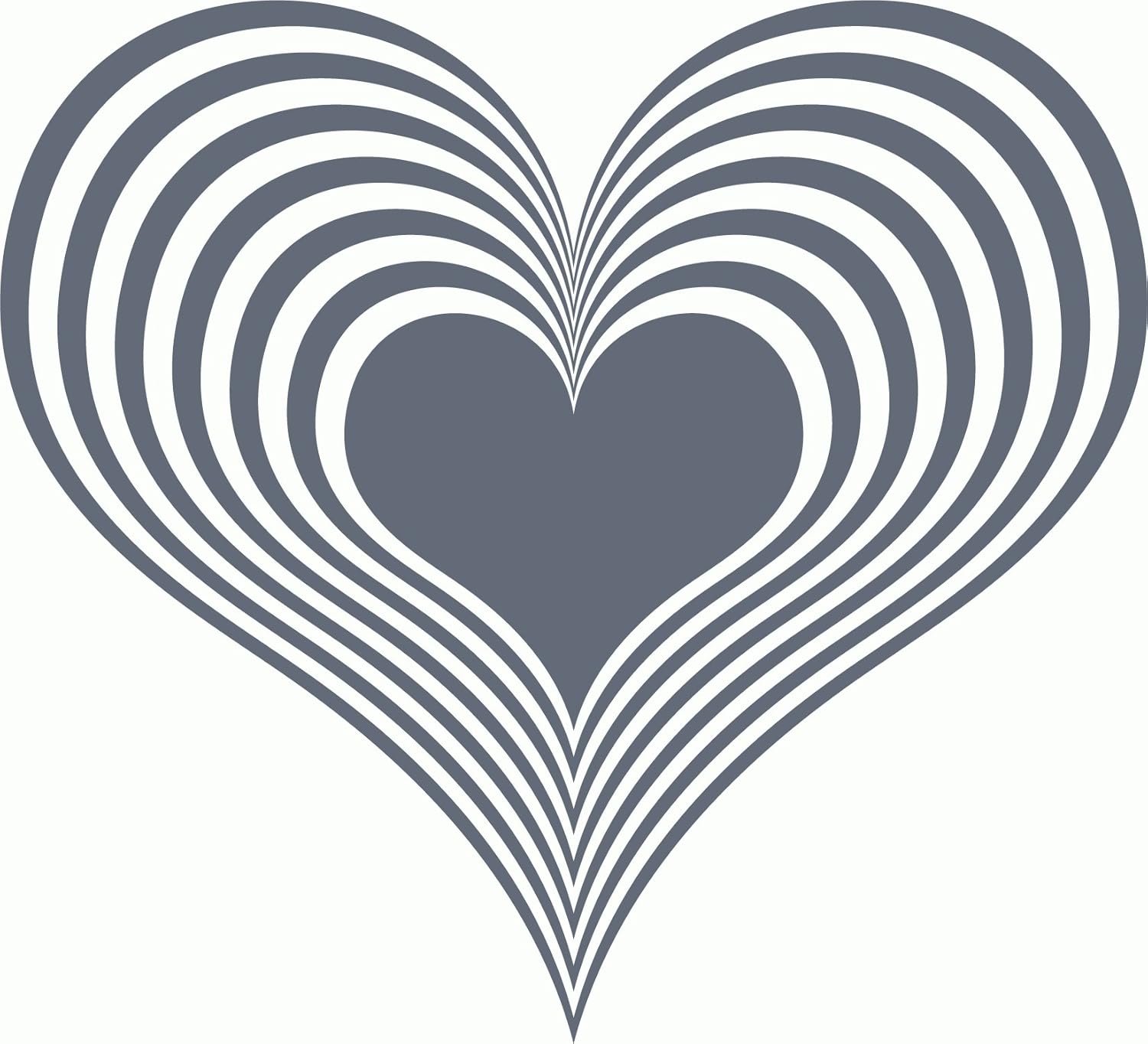 Mesmerizing Heart Wall Sticker Baby