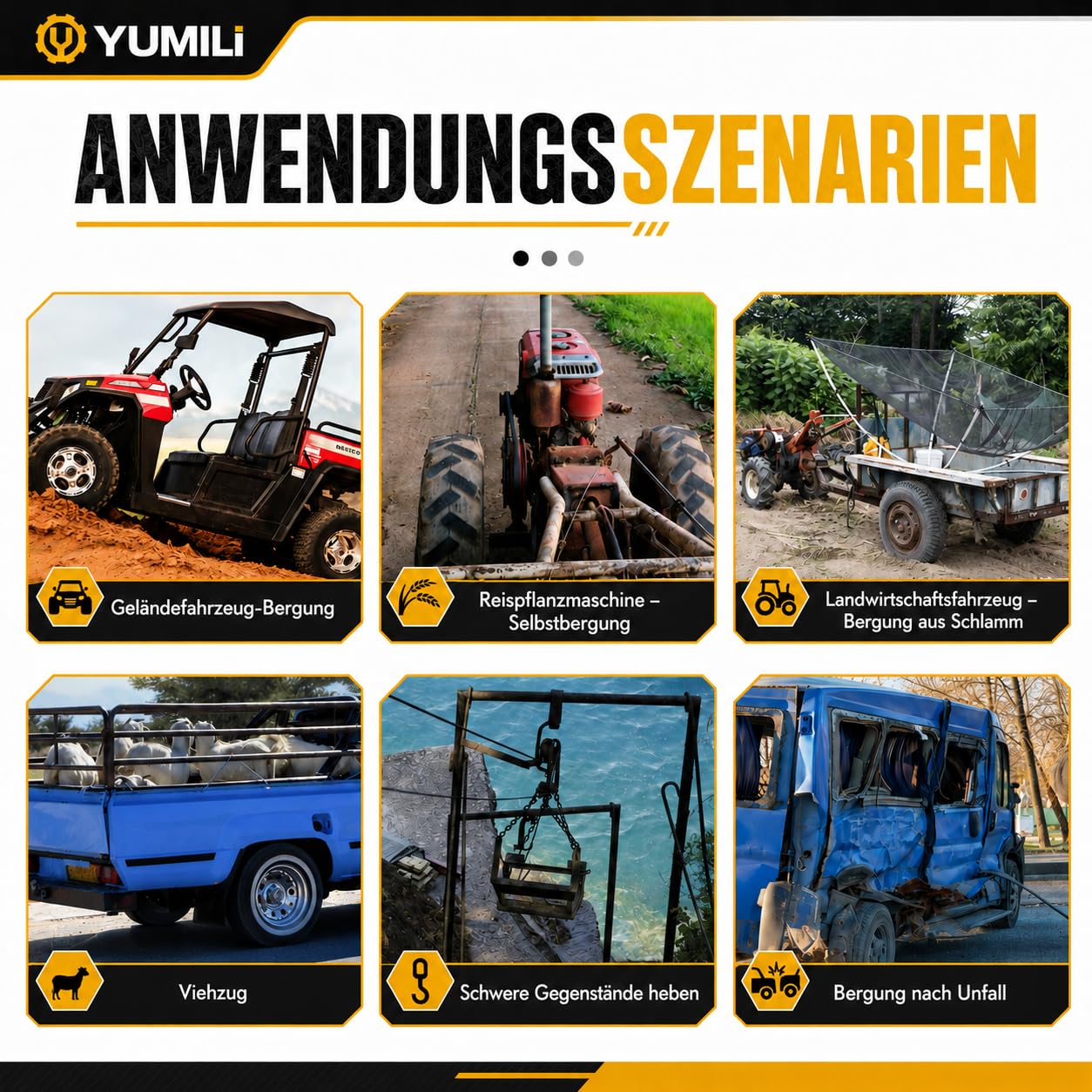 Elektrische Seilwinde 12V, 4000 LBS/ 1818 Kg Motorwinde Seilzug, 4.8mm x 15m Stahlseil Elektrowinde Winde, Wasserdicht nach IP67 mit Fernbedienung, für UTV, ATV, Bootstrailer, Offroad-Bergung