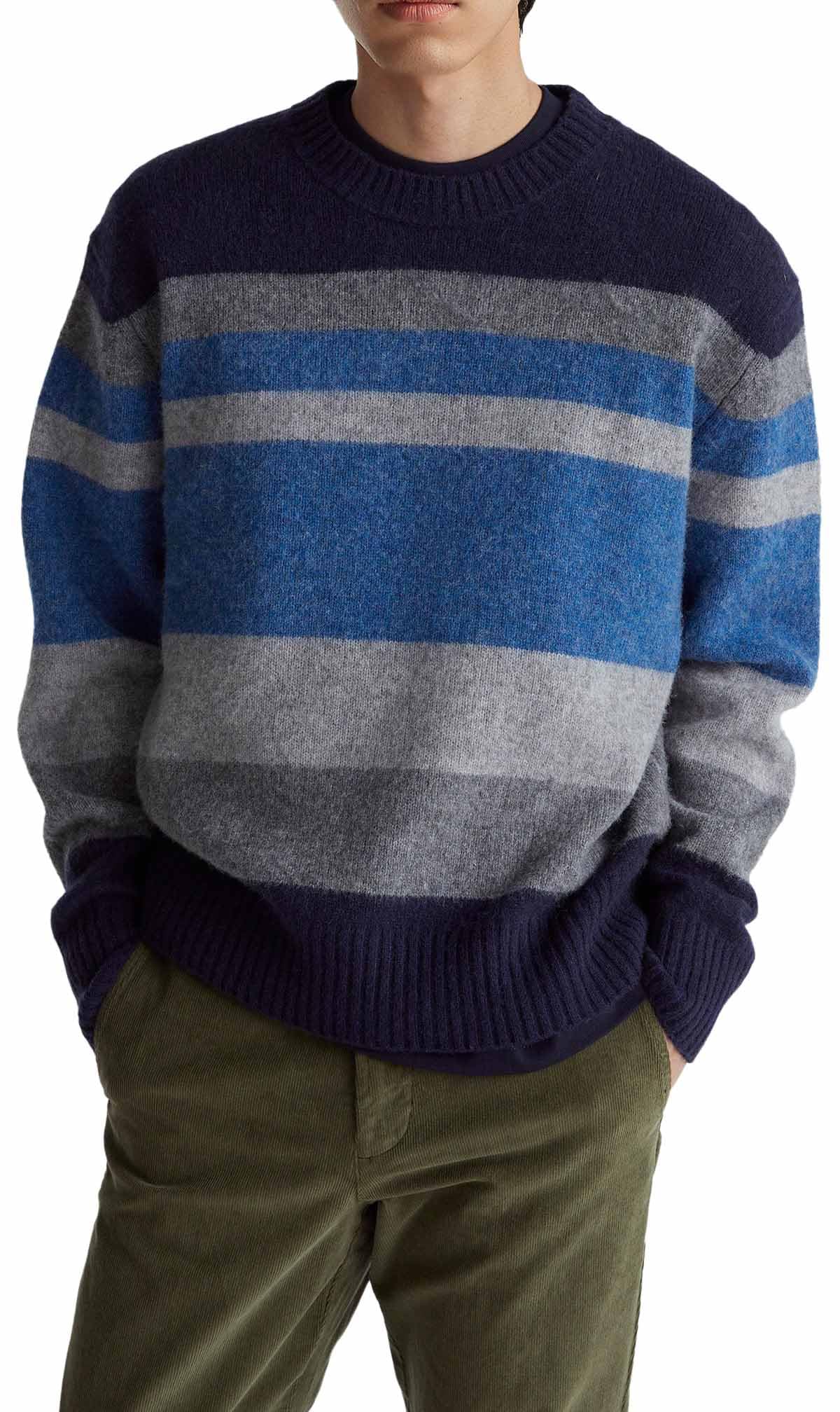 United Colors of Benetton Maglia G/C M/L 103mk10ar Maglione Uomo