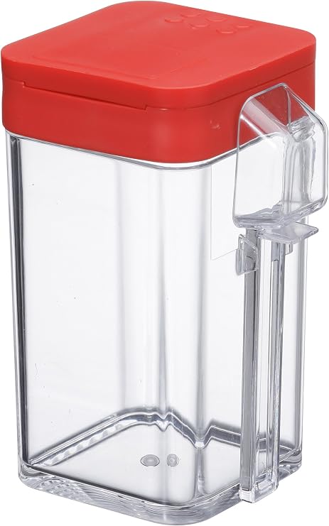 Amazon 山崎実業 塩 コショウ 入れ 調味料ボトル 小麦粉 スパイスボトル アクア レッド 3233 醬油さし オンライン通販