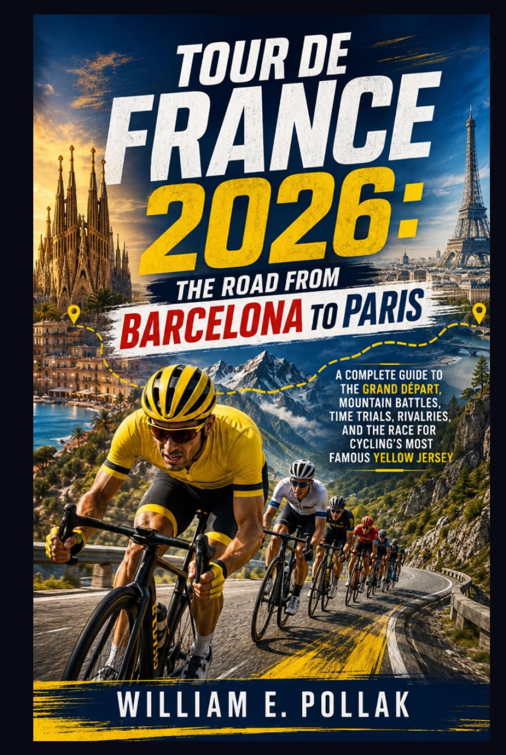 Tour de France 2026: The Road from Barcelona to Paris: A Complete Guide to the Grand Départ, Mountain Battles, Time Trials, Rivalries, and the Race for Cycling’s Most Famous Yellow Jersey