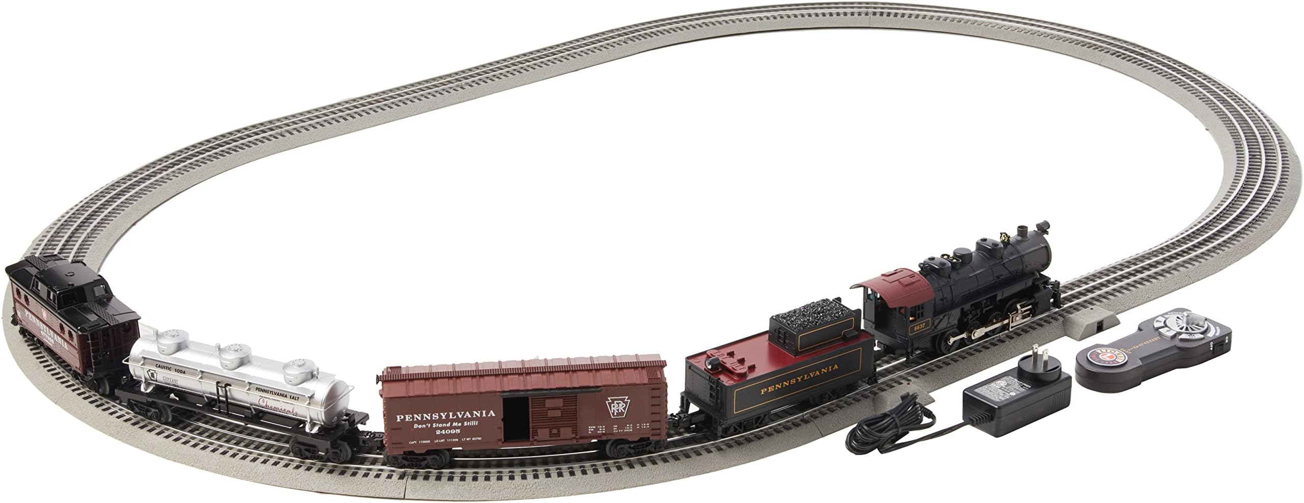 Pennsylvania Flyer Electric O Gauge Bluetooth 5.0 Train Set with Remote