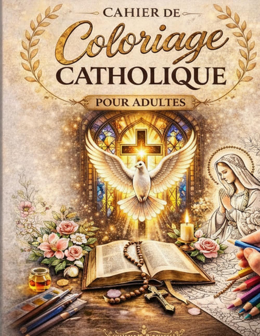 Cahier de Coloriage Catholique pour adultes