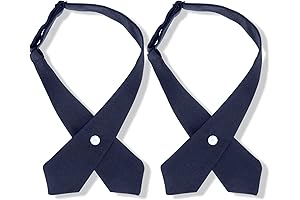 2 Pack Of Stylish Criss Cross Neck Ties