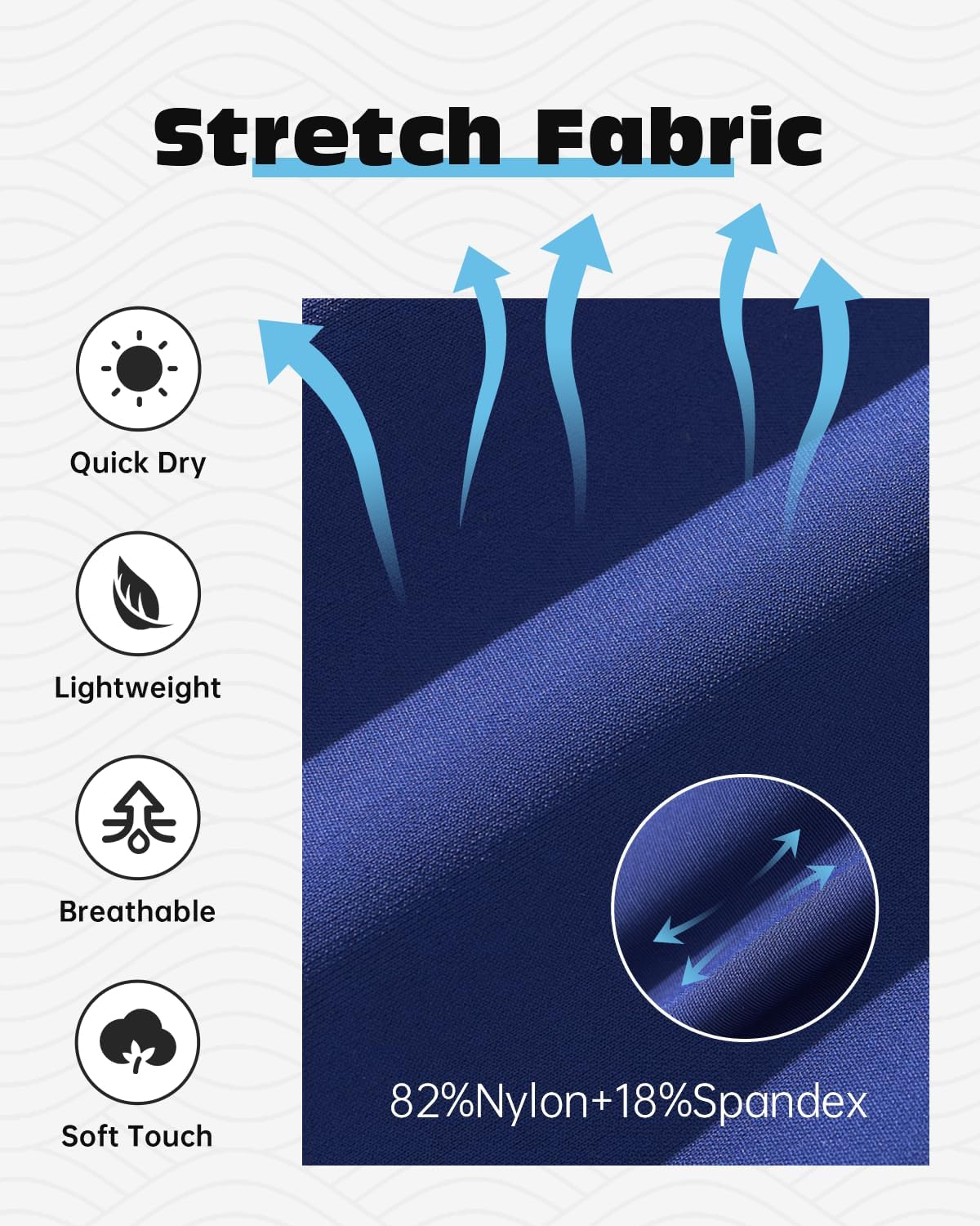 AIMPACT Mens Short Swim Trunks Quick Dry Beach Board Shorts 80s 90s Summer Vintage Swimwear with Lining Swimming Suits - Image 6