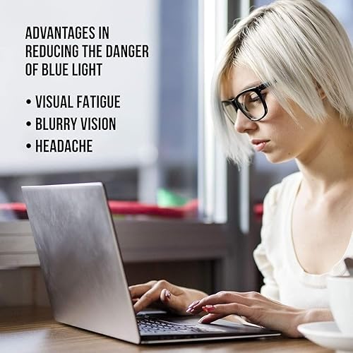 Miniatura 6 de DIDINSKY READING GLASSES para hombres y mujeres. Lectores de computadora con bloqueo de luz azul. patillas flexibles táctiles de goma y lentes