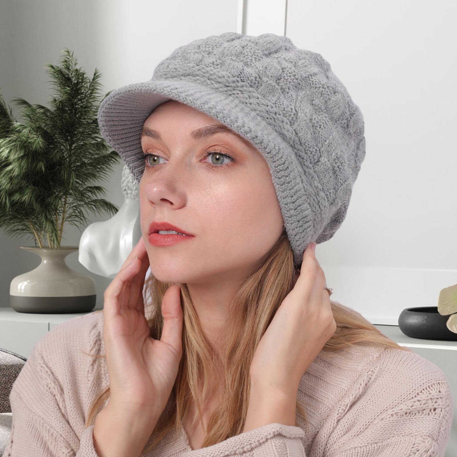Chapeus De Inverno Femininos Com Aba DAISHA Chapéu Caçador De