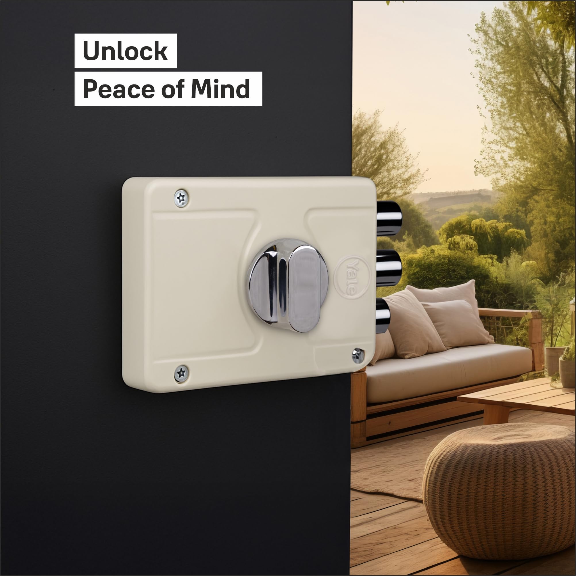Yale 'Rim Lock, 3 Deadbolts, Thumbturn, 4 Dimple Keys — Amazon image 7