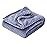 Fuzzy Blanket or Fluffy Blanket for Baby Girl or boy, Soft Warm Cozy Coral Fleece Toddler, Infant or Newborn Receiving Blanket for Crib, Stroller, Travel, Decorative (4060, Pearl Blue)