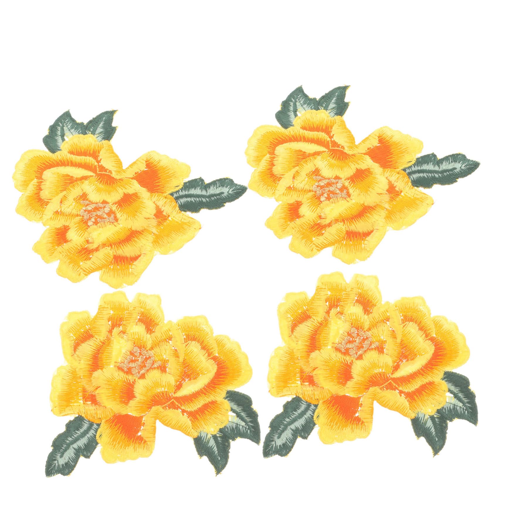 HOMSFOU 5 Sätze Kleiderflicken Jeansflicken Für Zerrissene Jeans Blumen Kleidung Dekoration Bestickte Applikation Nähflicken Kleiderflicken Aufnäher Für Jacken Kleidungsstoff 4 Stück * 5