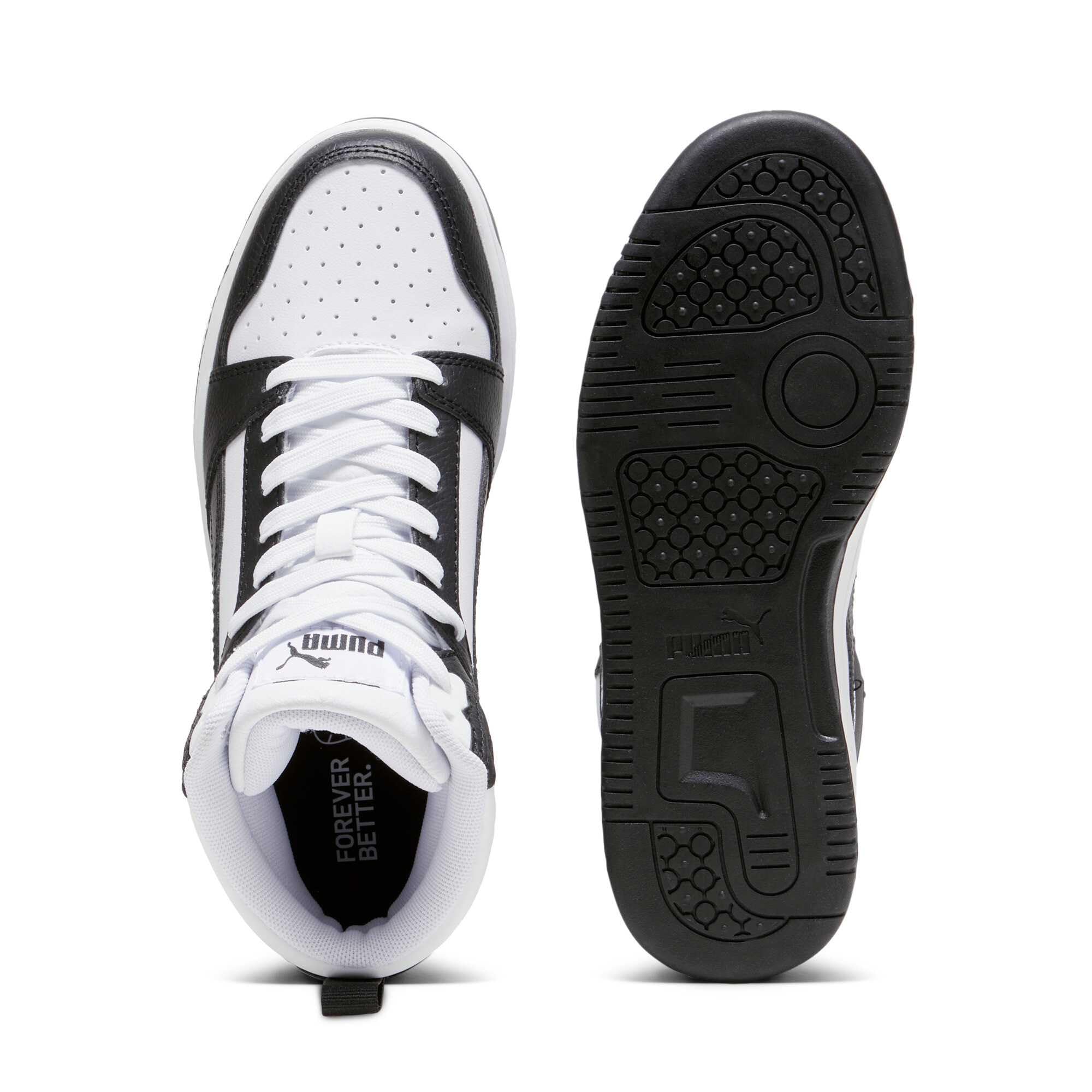 PUMA Rebound V6 MID JR Unisex Kinder Sneaker 393831 23