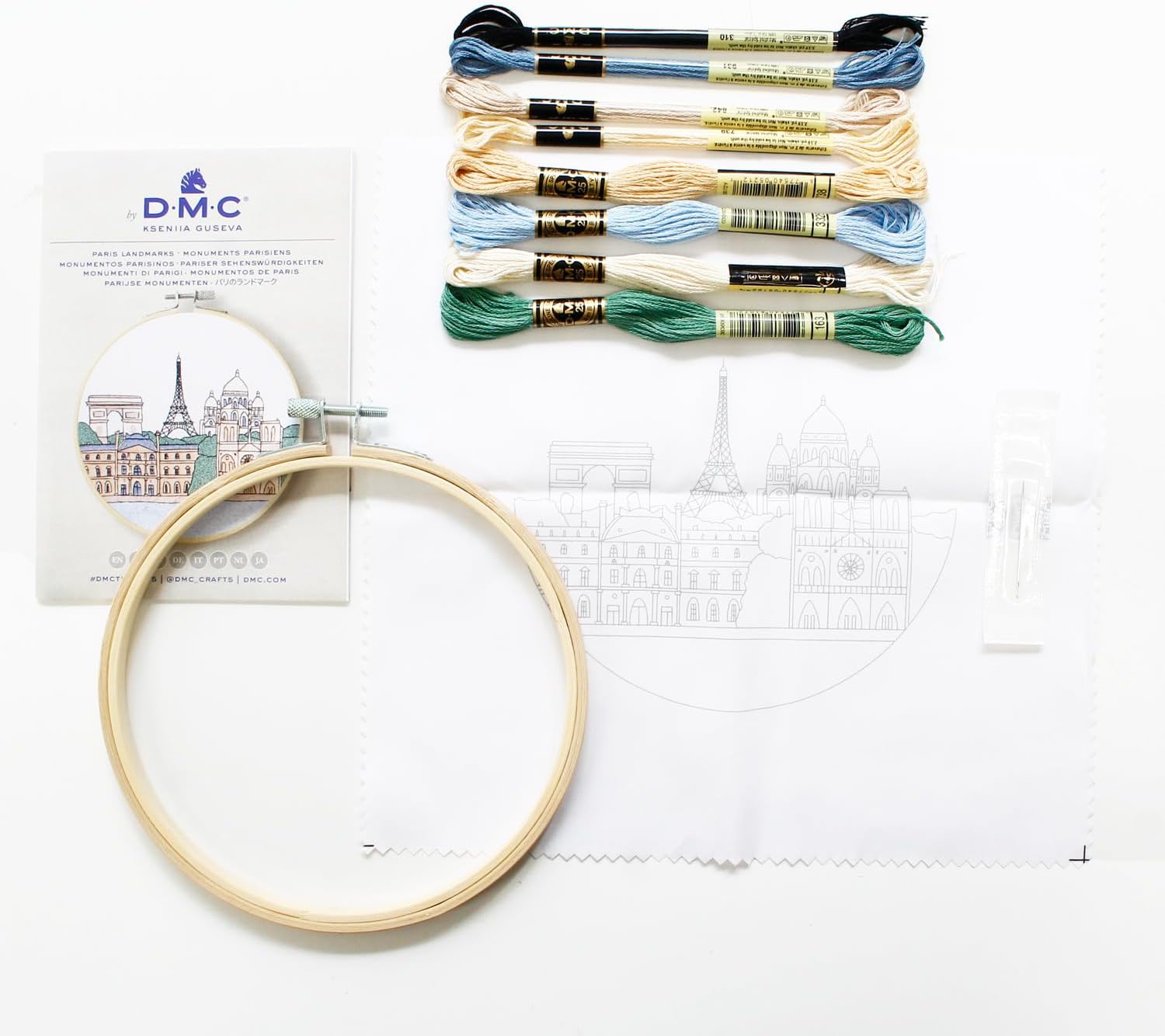 DMC Paris Landmarks - Medium Embroidery Kit