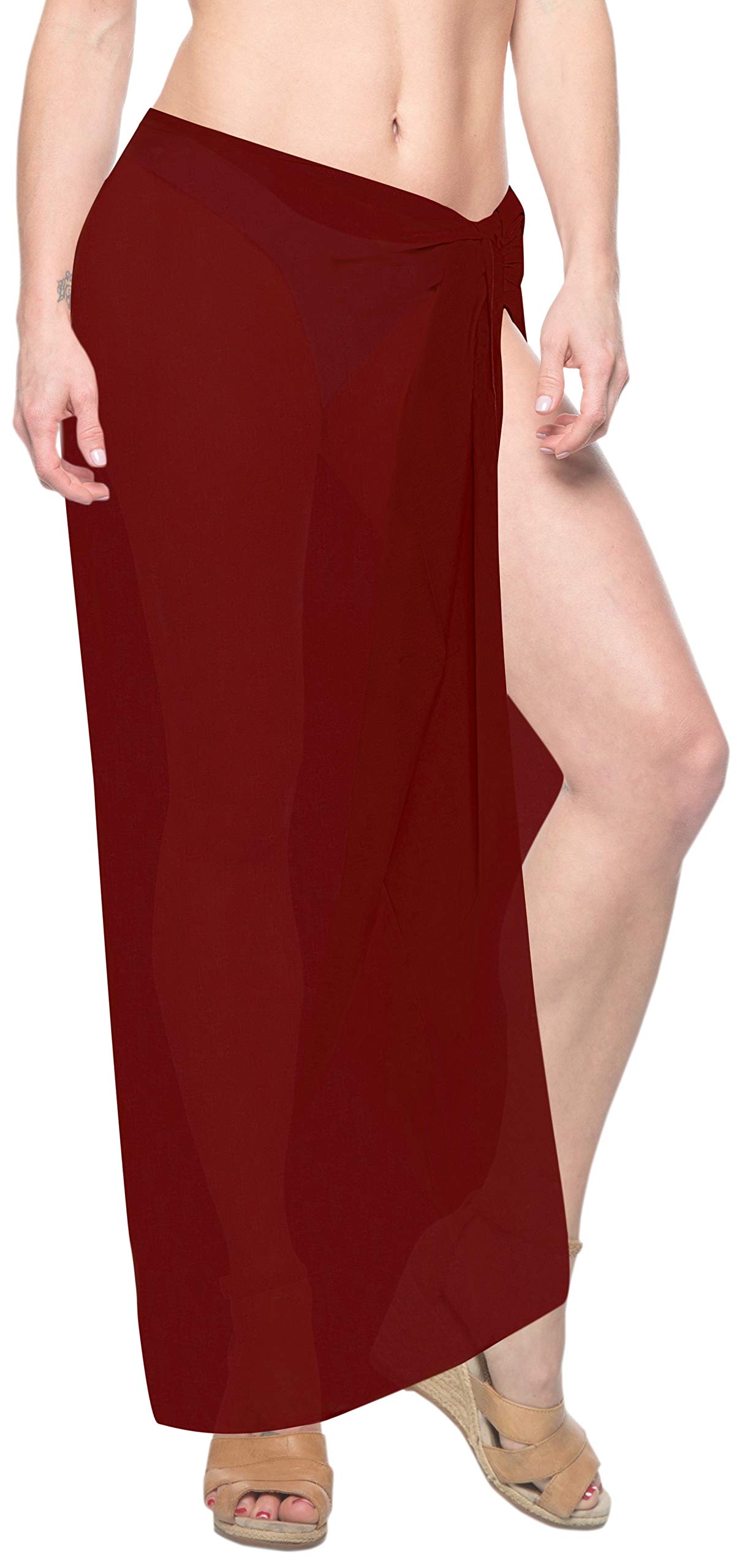 LA LEELAWomen's Sarong Beachwear Pareo Wraps