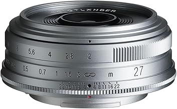 Voigtlander Fujifilm X 27mm F2 Ultron Siver