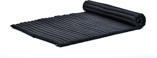 Miniatura 68 de Leewadee - Kapok Roll Mat – Colchón plegable hecho a mano para dormir y relajación de Tailandia, ideal como cama de invitados, esterilla de camping,