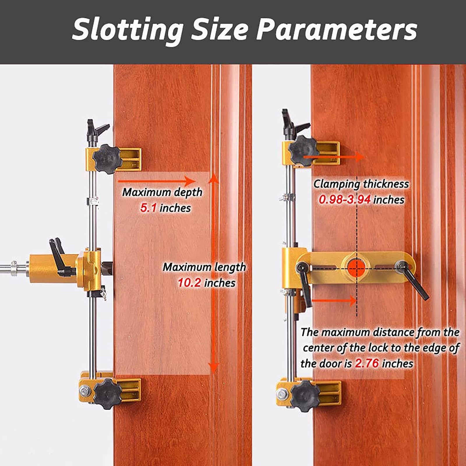 Amazon.co.jp: 多機能ほぞ穴ロックジグ、ドアロックホールオープナー