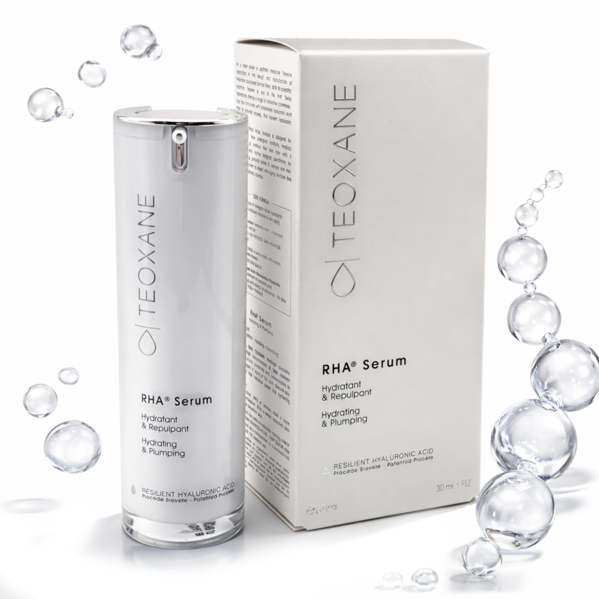 TEOXANE Sérum RHA - Sérum hyaluronique hautement concentré | Sérum anti-âge à l'acide hyaluronique | Sérum visage anti-âge pour une hydratation maximale | Effet de remplissage à l'acide hyaluronique