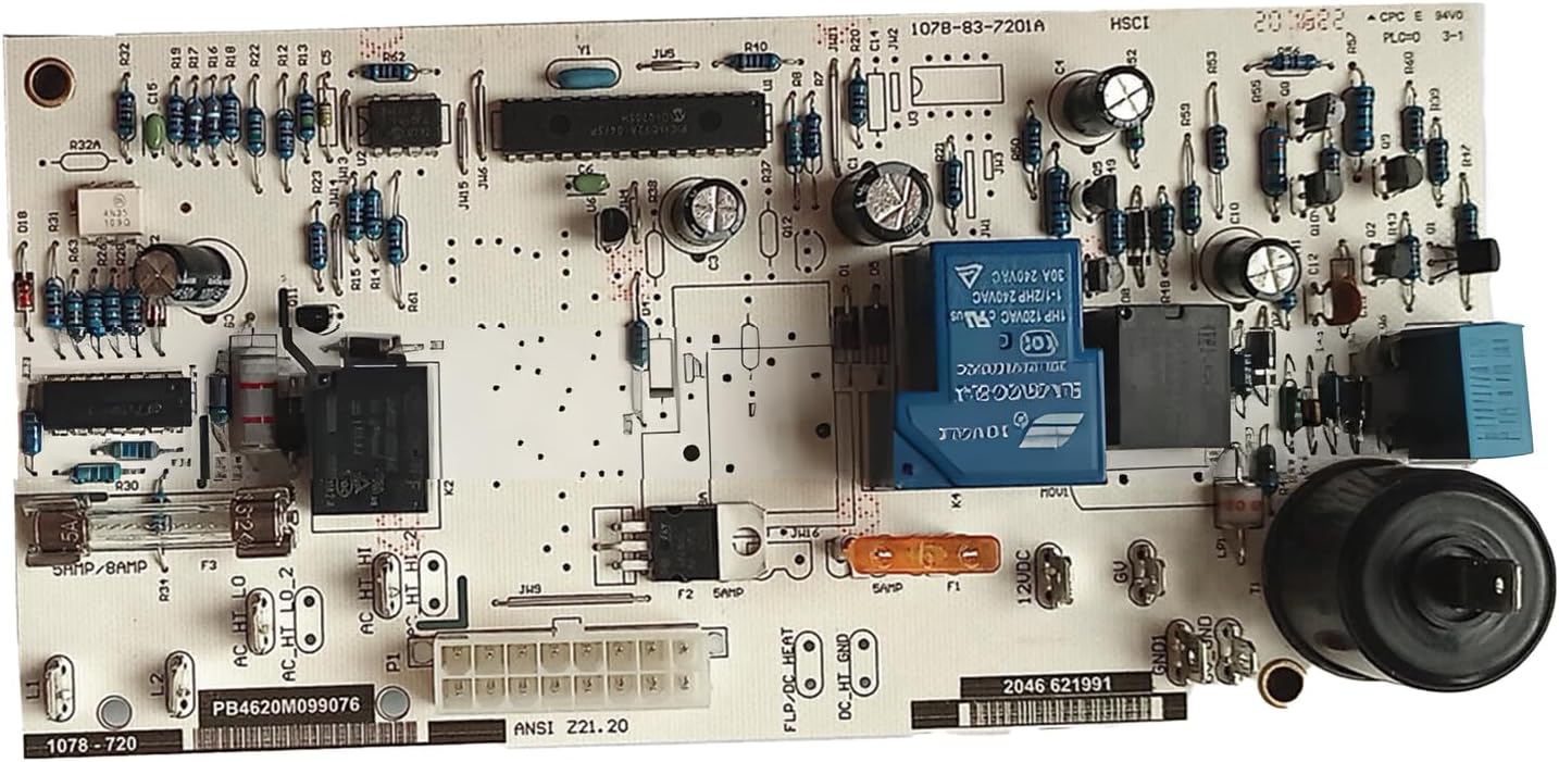 621991001 RV Refrigerator Power Control Circuit Board Compatible with Norcold N611 N610 N811 N810 N61X N81X Parts, Replace#621991001 (Serial Number below 9056491)