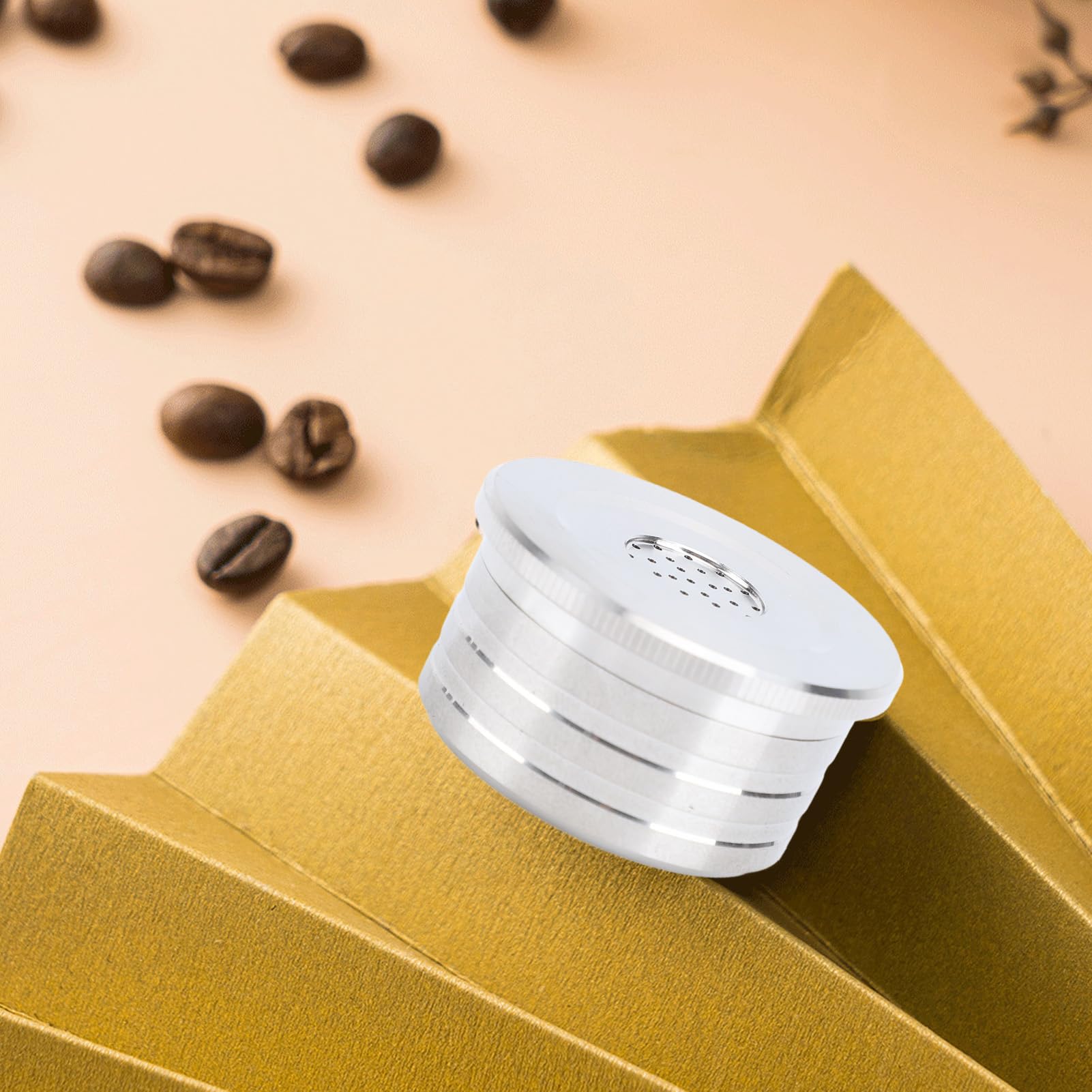Cápsula de café, Filtro de Cápsula de café Reutilizable para Preparar café (con filtros de papel cepillo cuchara prensa)