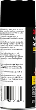 3M Adhesive Remover, 12 oz., Quickly Remove Adhesive, Attachment Tape, Tar, Wax & Adhesive Residue, Low VOC <20%, No Residue Left Behind, Easy-to-Use Formula, Also Works on Glass & Vinyl (03618VOC20)