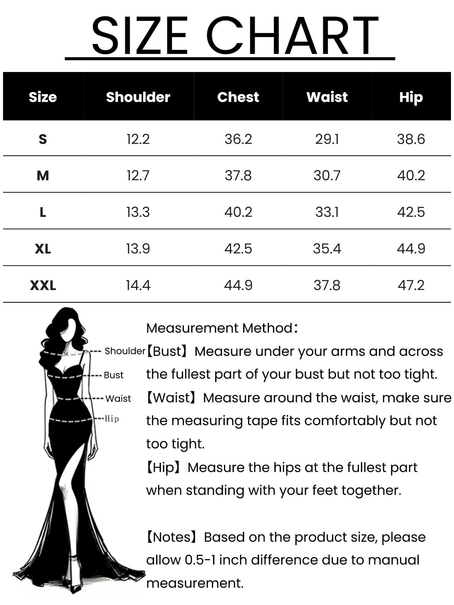 Donna Vestito con Volant, Finto Involucro, Scollo A V, Senza Maniche, per Feste E Cocktail