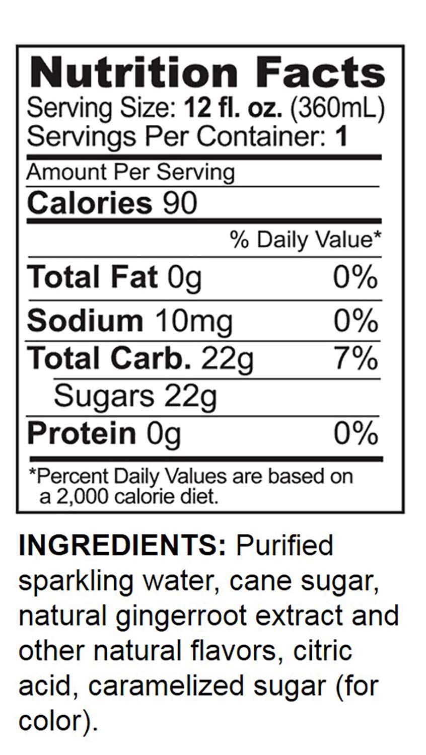 GuS Soda - Extra Dry Ginger Ale - 12 oz (12 Glass Bottles)