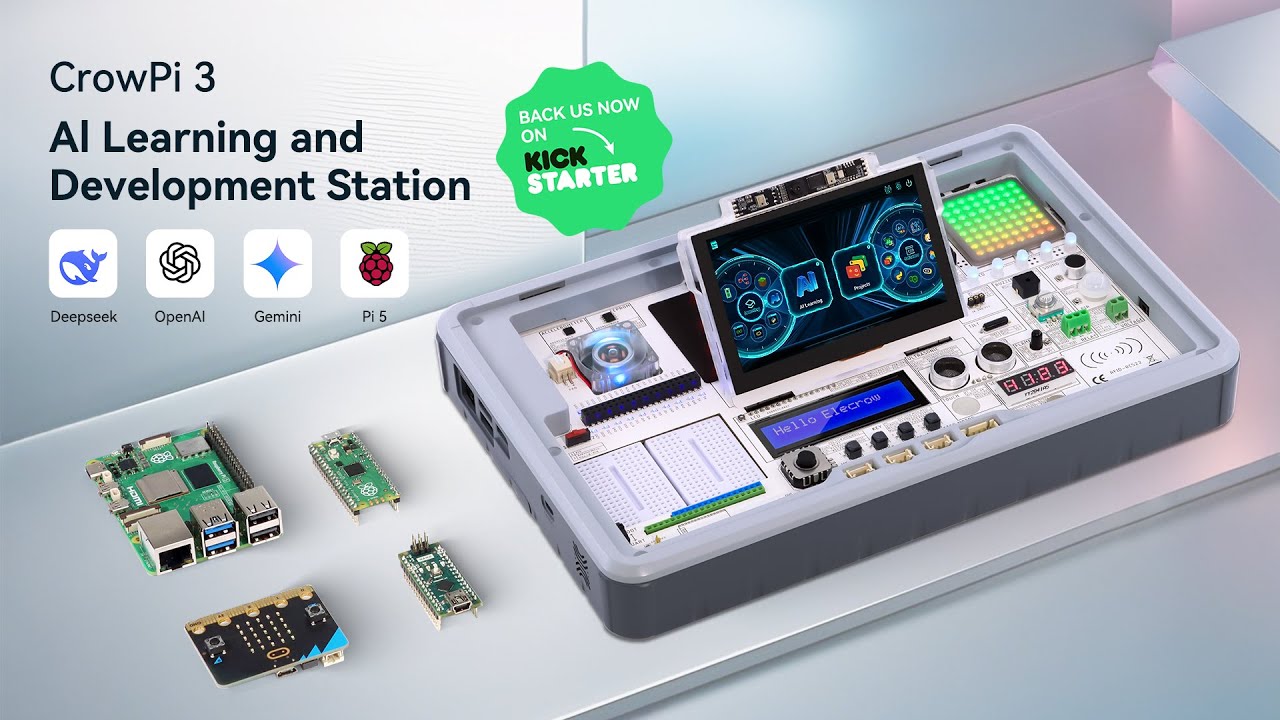 Amazon.com: ELECROW CrowPi 3 AI Learning and Development Station