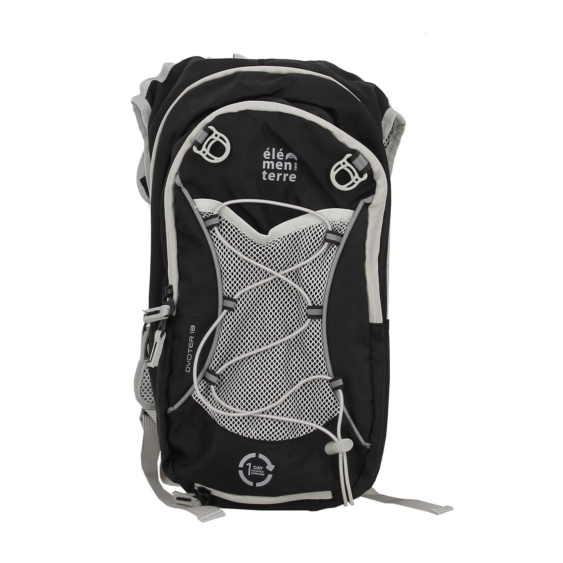 ELEMENTERRE - Dyoter 18 Sac à Dos 18l + Poche Hydratation - Noir