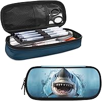 Vista 37 de Estuche para lápices con estampado de huellas de perro, bolsa de lápices de gran capacidad, estuche para lápices, estuche de almacenamiento