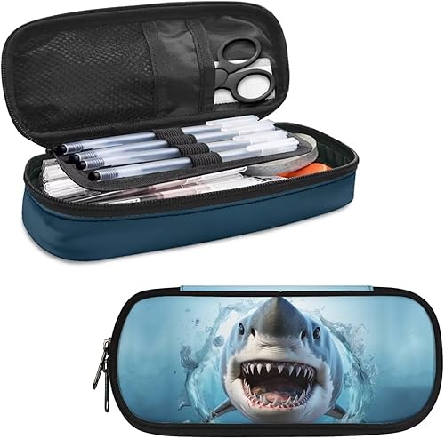 Miniatura 37 de Estuche para lápices con estampado de huellas de perro, bolsa de lápices de gran capacidad, estuche para lápices, estuche de almacenamiento