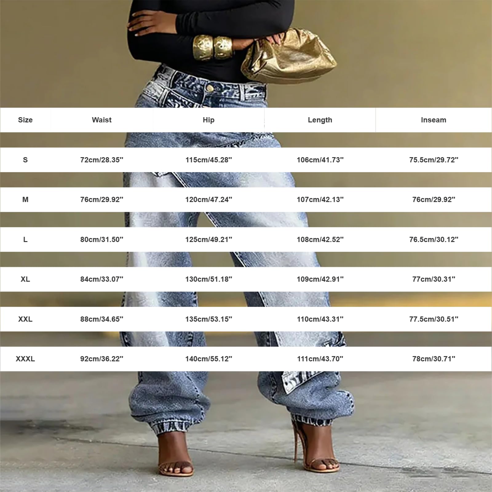 Jeans Baggy Donna Curvy Jeans Elasticizzati Casual Curvy Pantaloni Denim Vita Alta Leggeri Gamba Larga Con Tasche Pantaloni Baggy Larghi Palazzo Comodi Pantalone Tempo Libero Wide Leg Oversize