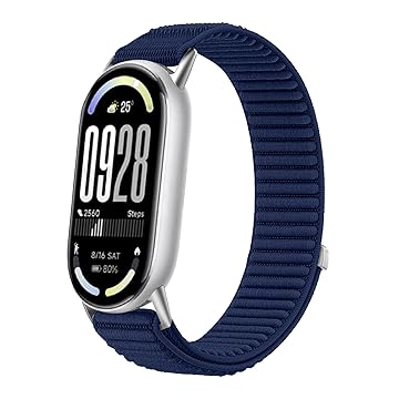 Pulseira Compatível para Xiaomi Mi Band 10 9 8,Bracelete Correia Cinta Alça de Substituição de Nylon para Xiaomi Mi Smart Band 10,9,8